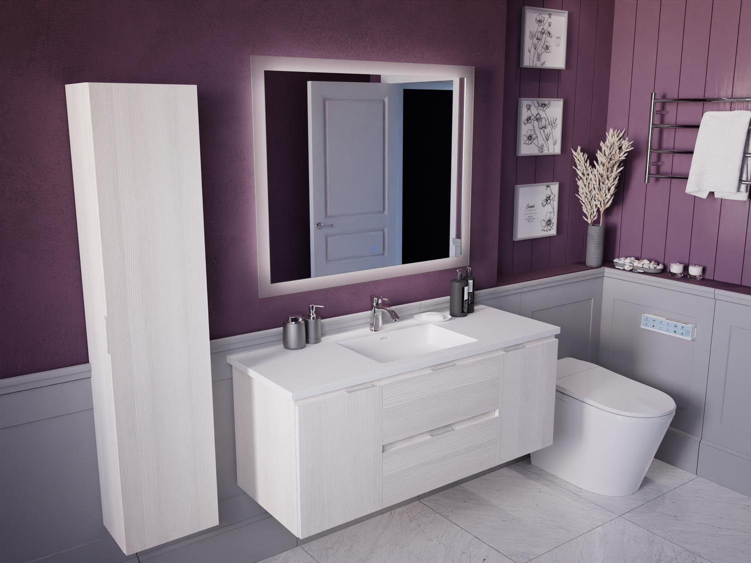 used bathroom vanity units Anzzi BATHROOM - Vanities - Vanity Sets White