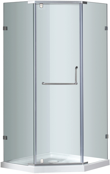 install shower door aston Shower Enclosure Chrome Modern; Contemporary