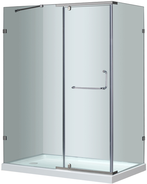 frameless gold shower door aston Shower Enclosure Chrome Modern; Contemporary