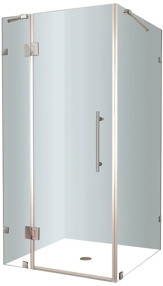 frameless glass shower doors over tub aston Shower Enclosure Oil Rubbed Bronze Modern; Contemporary