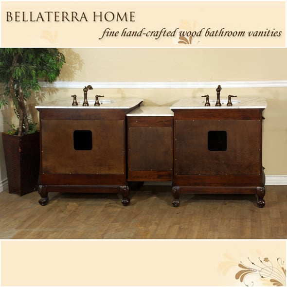 70 bathroom vanity top single sink Bellaterra Bathroom Vanities Carrara white Marble