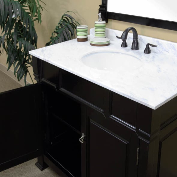 70 inch bathroom vanity without top Bellaterra White Marble