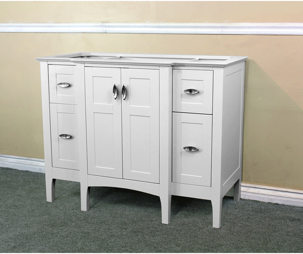 affordable bathroom cabinets Bellaterra White