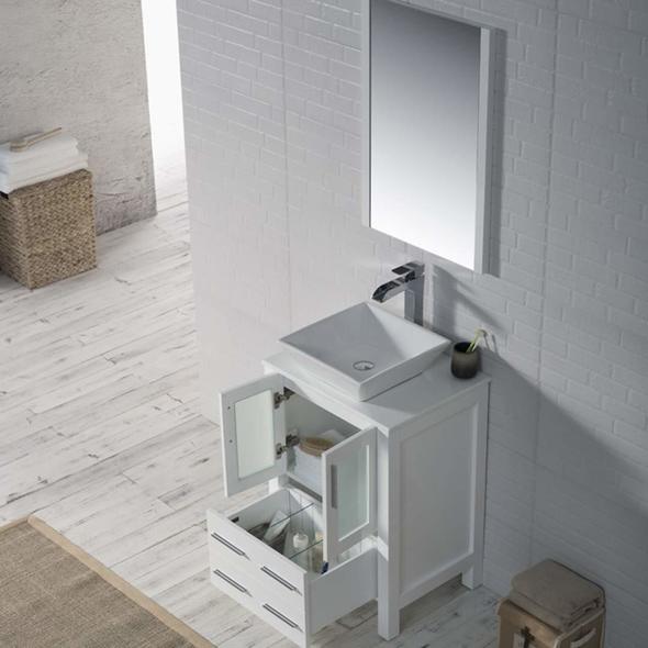 60 inch single sink bathroom vanity with top Blossom Modern