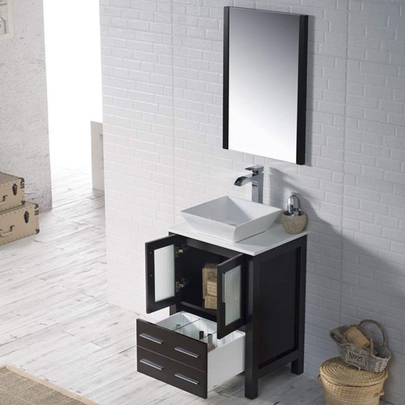 long vanity with one sink Blossom Modern