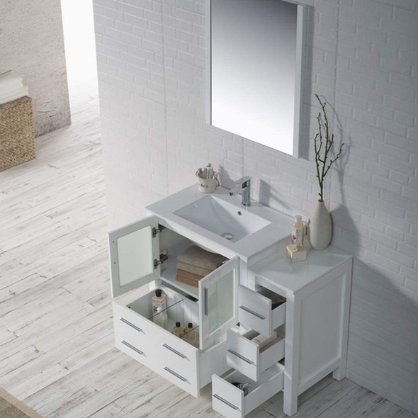 bathroom vanity with double sink 60 Blossom Modern