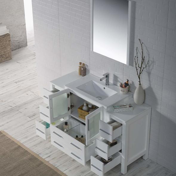 single rustic bathroom vanity Blossom Modern