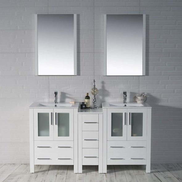 single modern bathroom vanity Blossom Modern