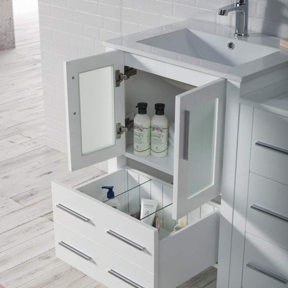 single modern bathroom vanity Blossom Modern