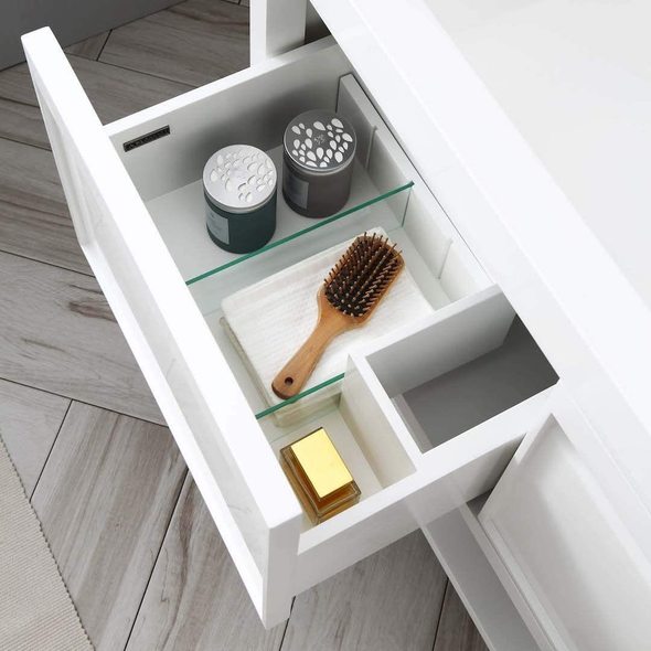 wooden vanity unit with basin Blossom Modern