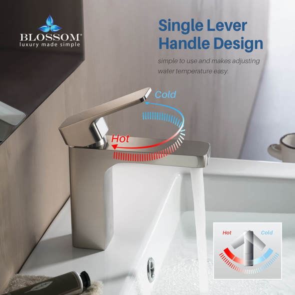 moen single handle bathroom faucet Blossom