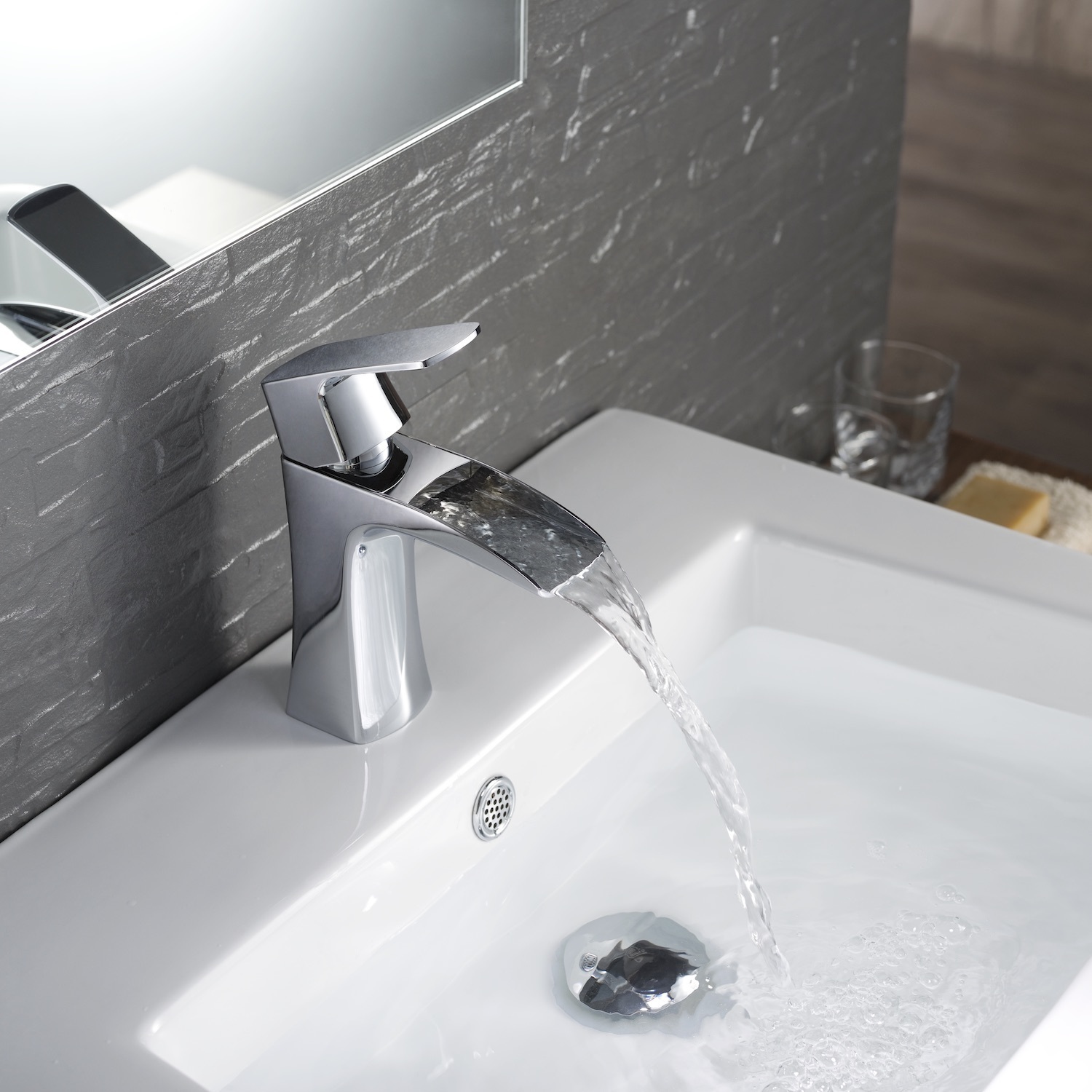 single pull bathroom faucet Blossom Home Décor, Bathroom, Bathroom Faucets Chrome