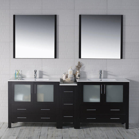 rustic vanity unit with sink Blossom Modern