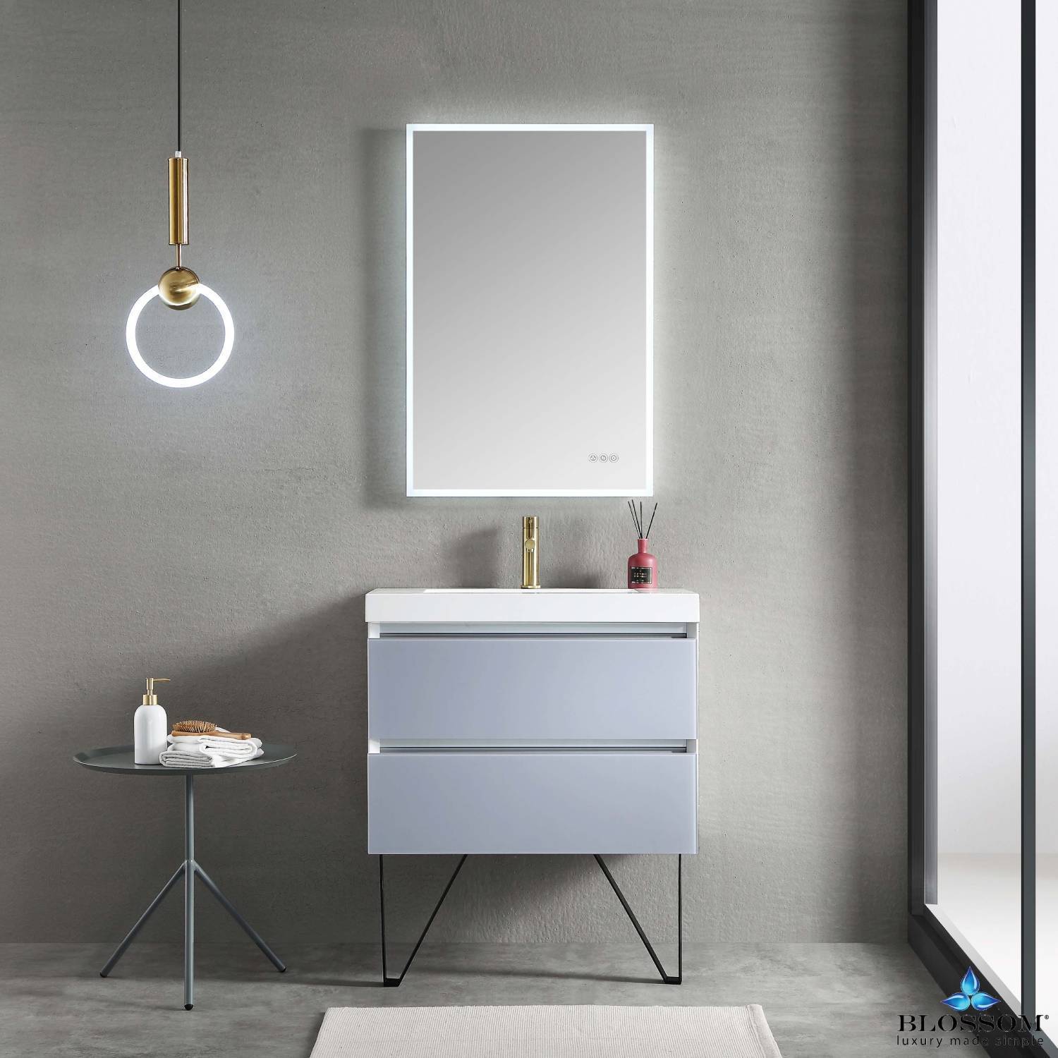 bathroom cabinet and vanity set Blossom Modern
