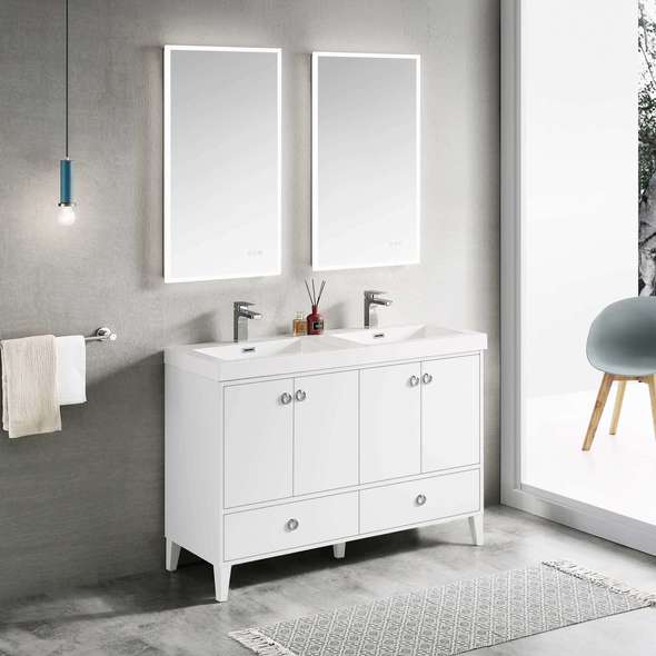 corner vanity units for small bathrooms Blossom Modern