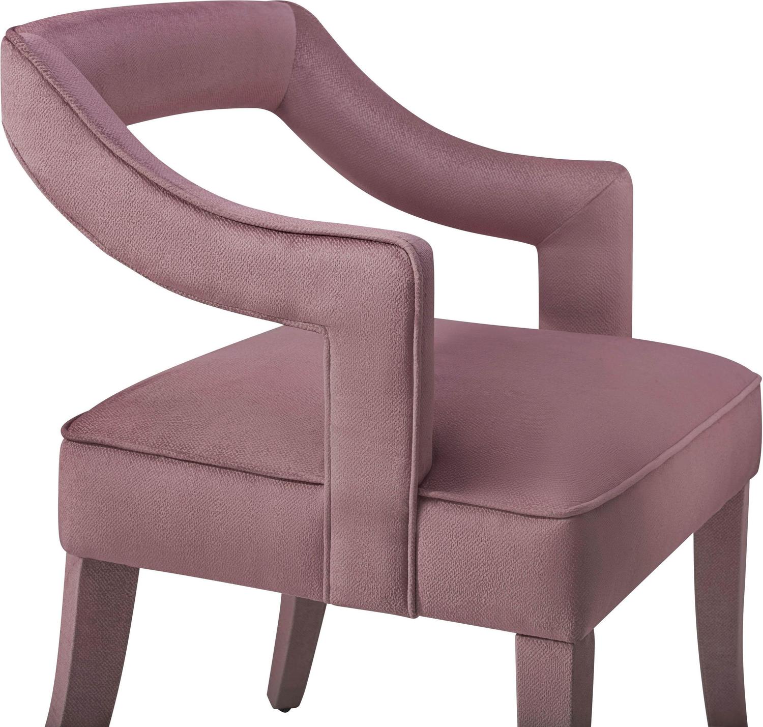 chairs arm Contemporary Design Furniture Dining Chairs Pink