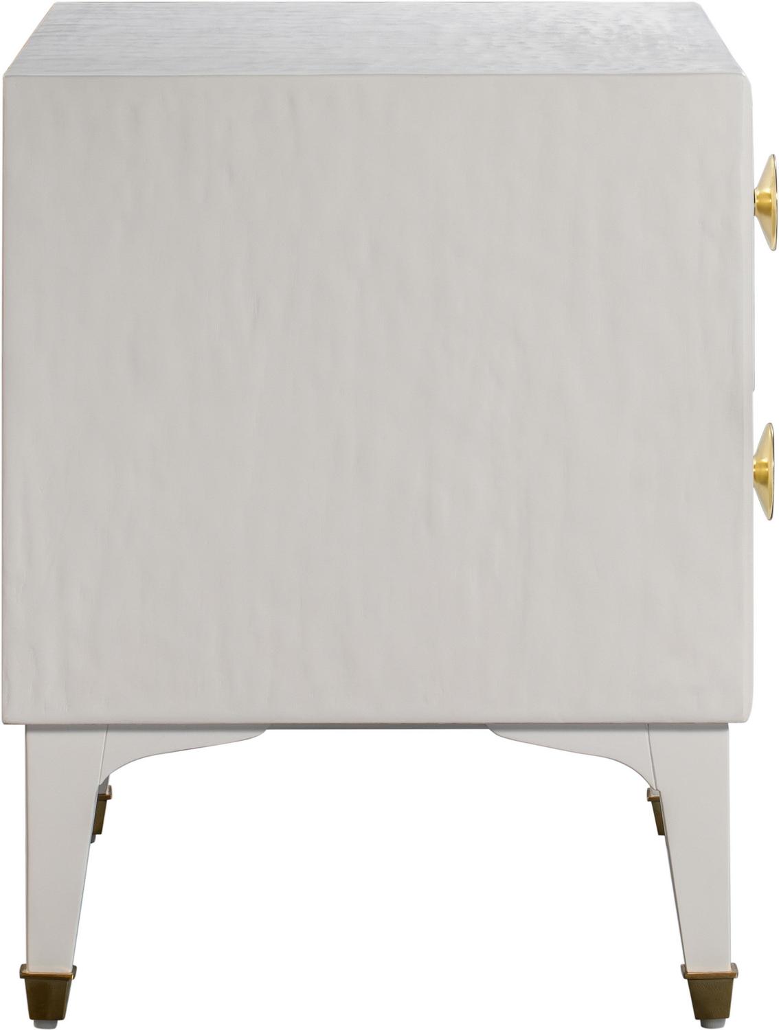 white and gold bedside cabinets Contemporary Design Furniture Nightstands White