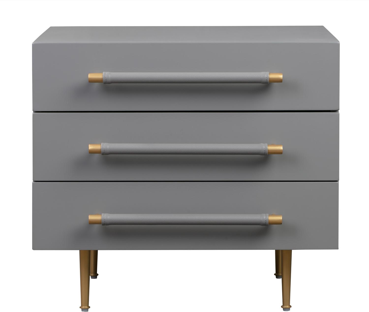 dark wood nightstand set of 2 Contemporary Design Furniture Nightstands Grey