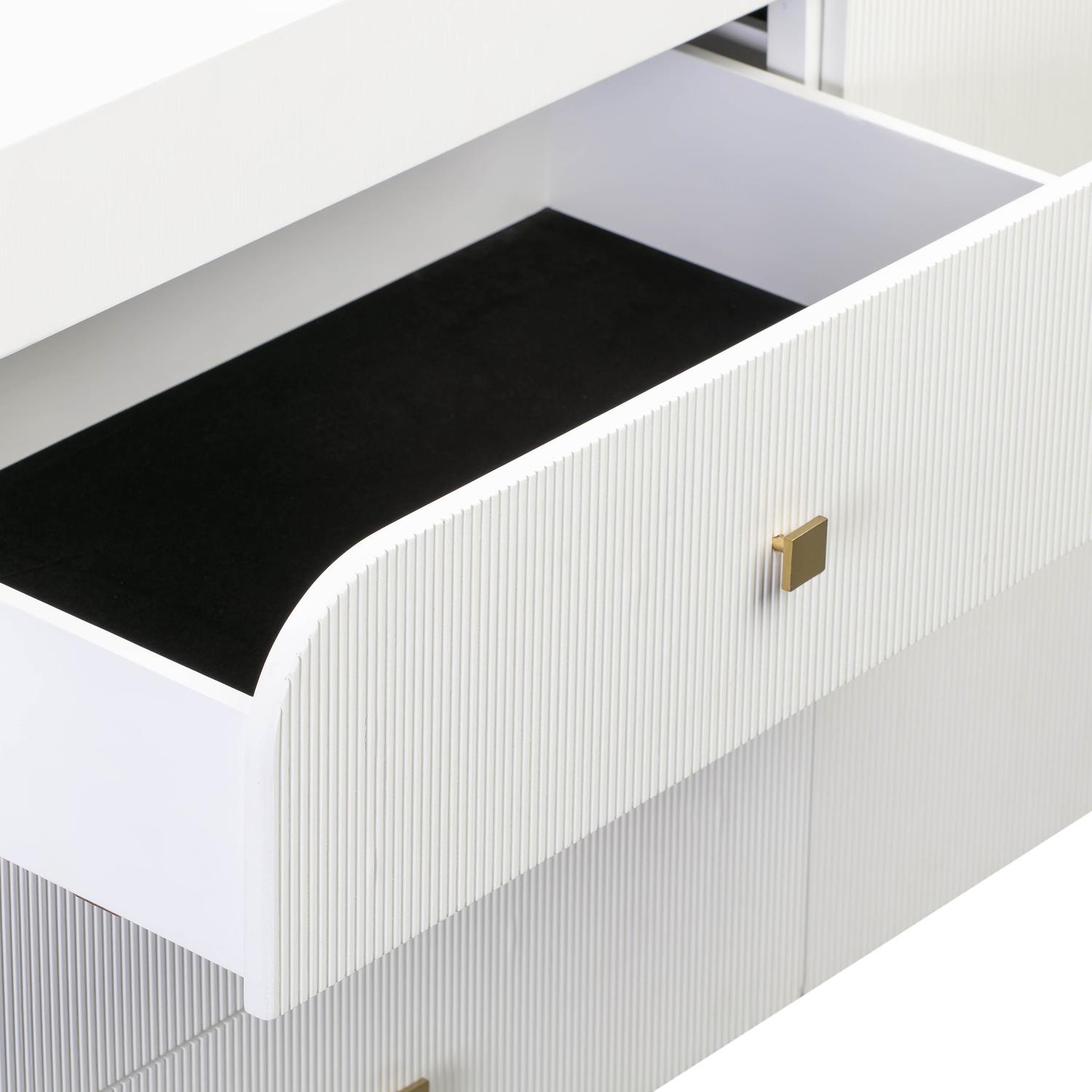 pine 6 drawer dresser Contemporary Design Furniture Dressers White