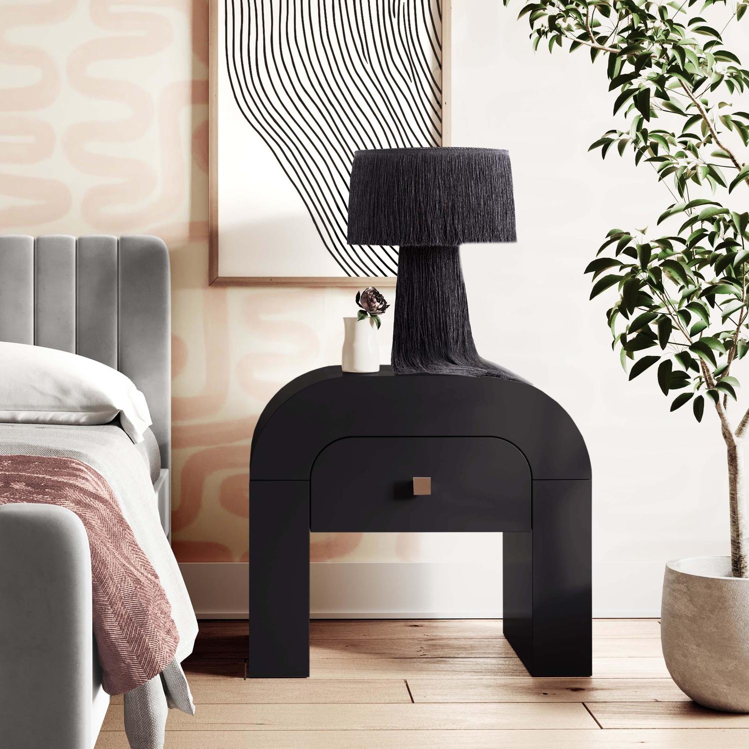 childrens bedside table Contemporary Design Furniture Nightstands Black