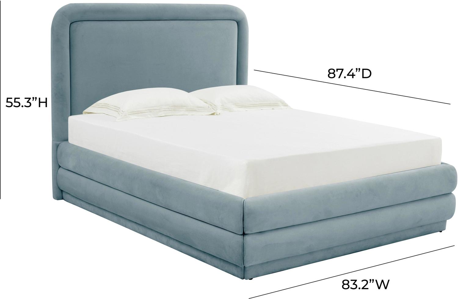 beds that fit adjustable base Contemporary Design Furniture Beds Bluestone