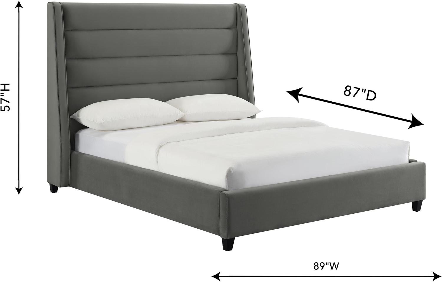 twin size bed with mattress Contemporary Design Furniture Beds Grey