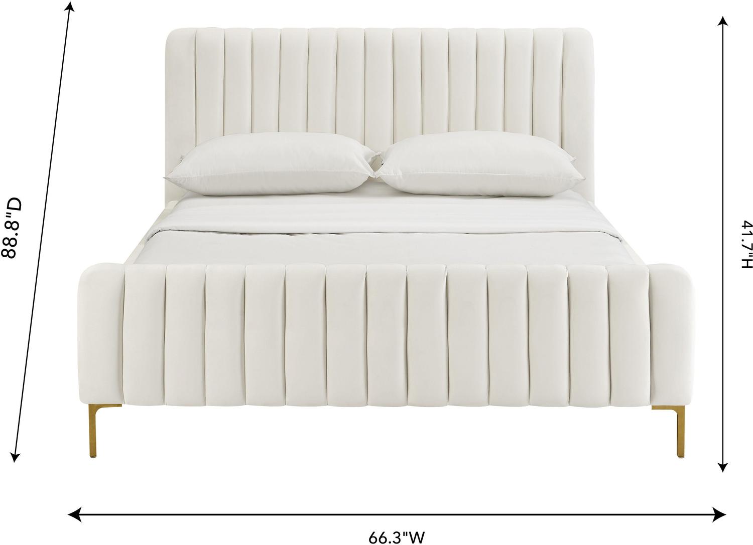 twin size bedframes Contemporary Design Furniture Beds Cream