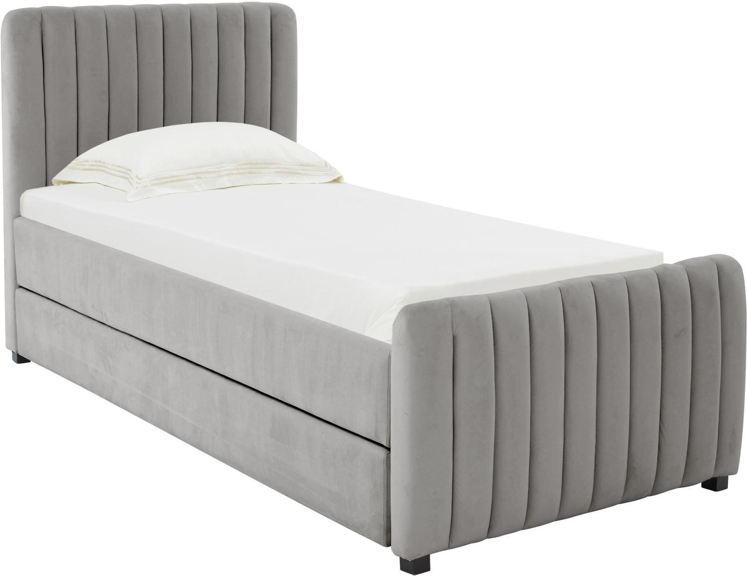 metal full bed frame Contemporary Design Furniture Beds Grey