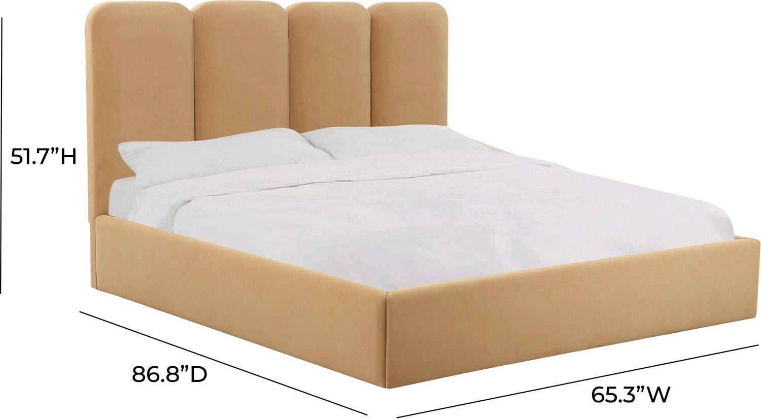 light grey king bed frame Contemporary Design Furniture Beds Honey