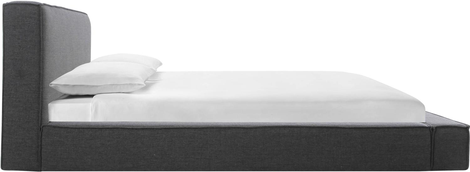 tufted grey bed Contemporary Design Furniture Black