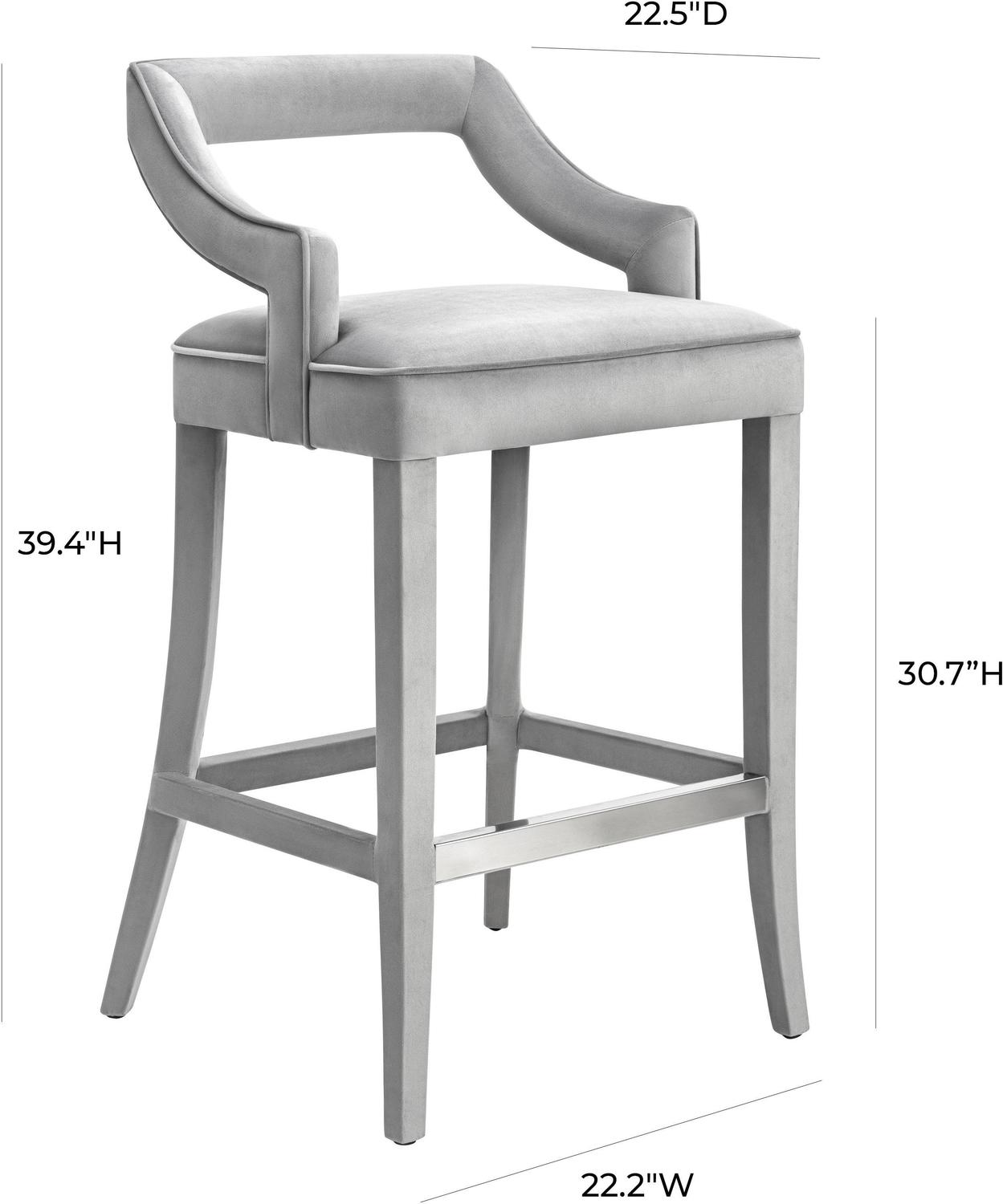 set of 4 bar stools with backs Contemporary Design Furniture Stools Bar Chairs and Stools Grey