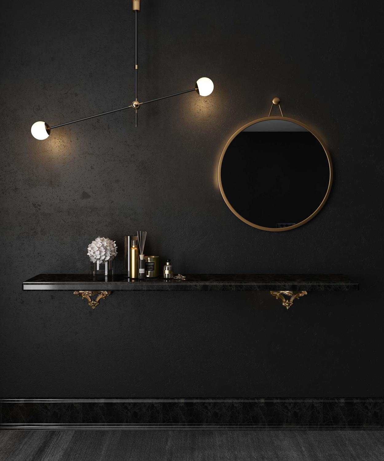 decor wall mirror for sale Contemporary Design Furniture Mirrors Brass