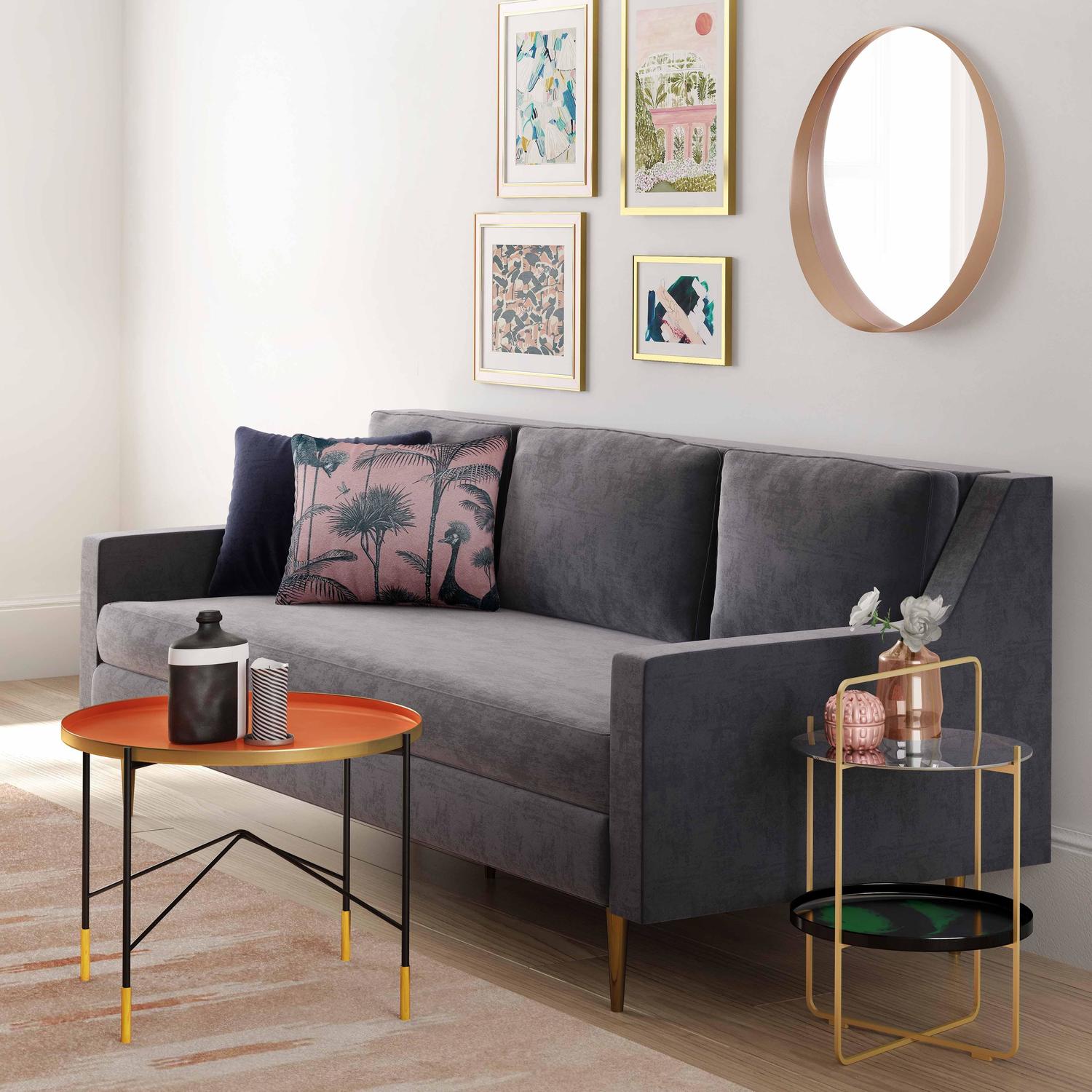 floor mirror modern Contemporary Design Furniture Mirrors Copper