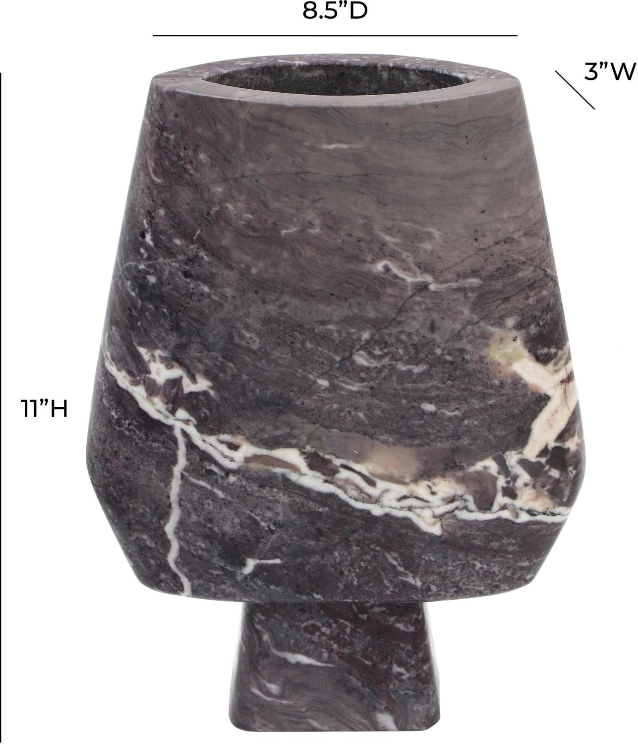 small grey vase Contemporary Design Furniture Vases Grey Marble
