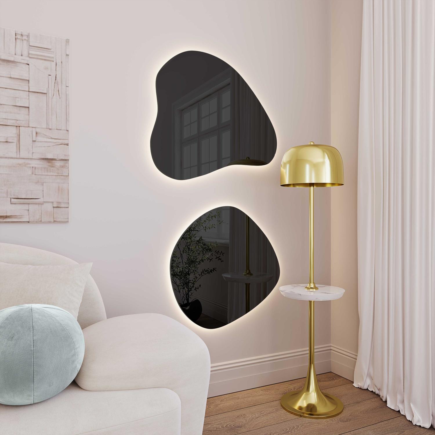 design for mirror frame Contemporary Design Furniture Black Tinted