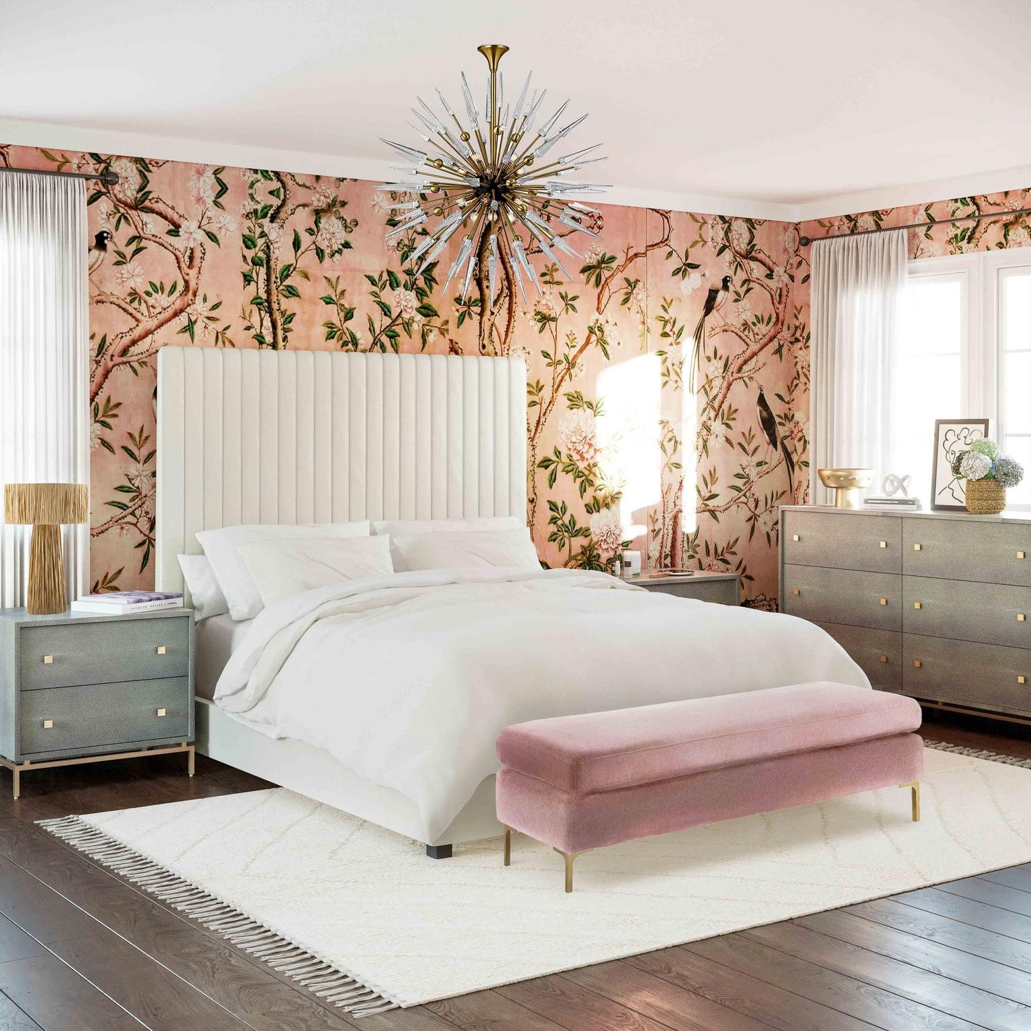 modern bedroom furniture set Contemporary Design Furniture Nightstands Grey