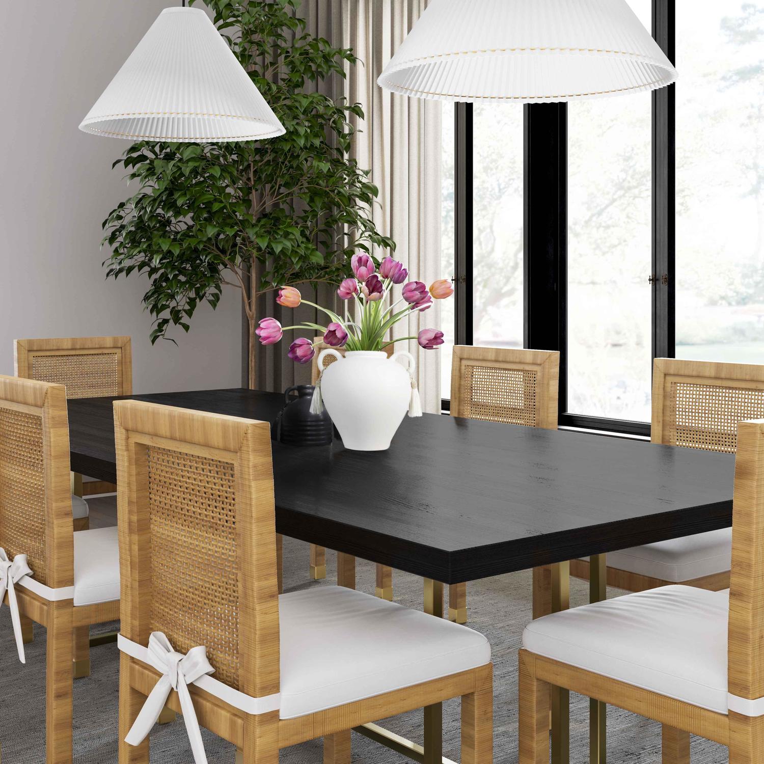 velvet dining chairs black Contemporary Design Furniture Dining Chairs Natural