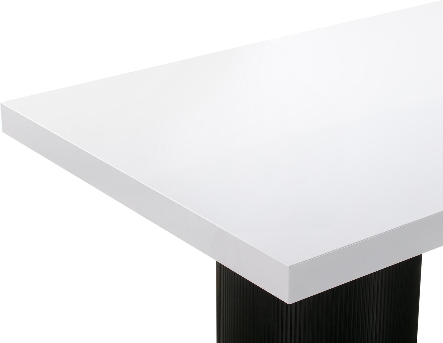 white and grey table and chairs Contemporary Design Furniture Dining Tables Black,White