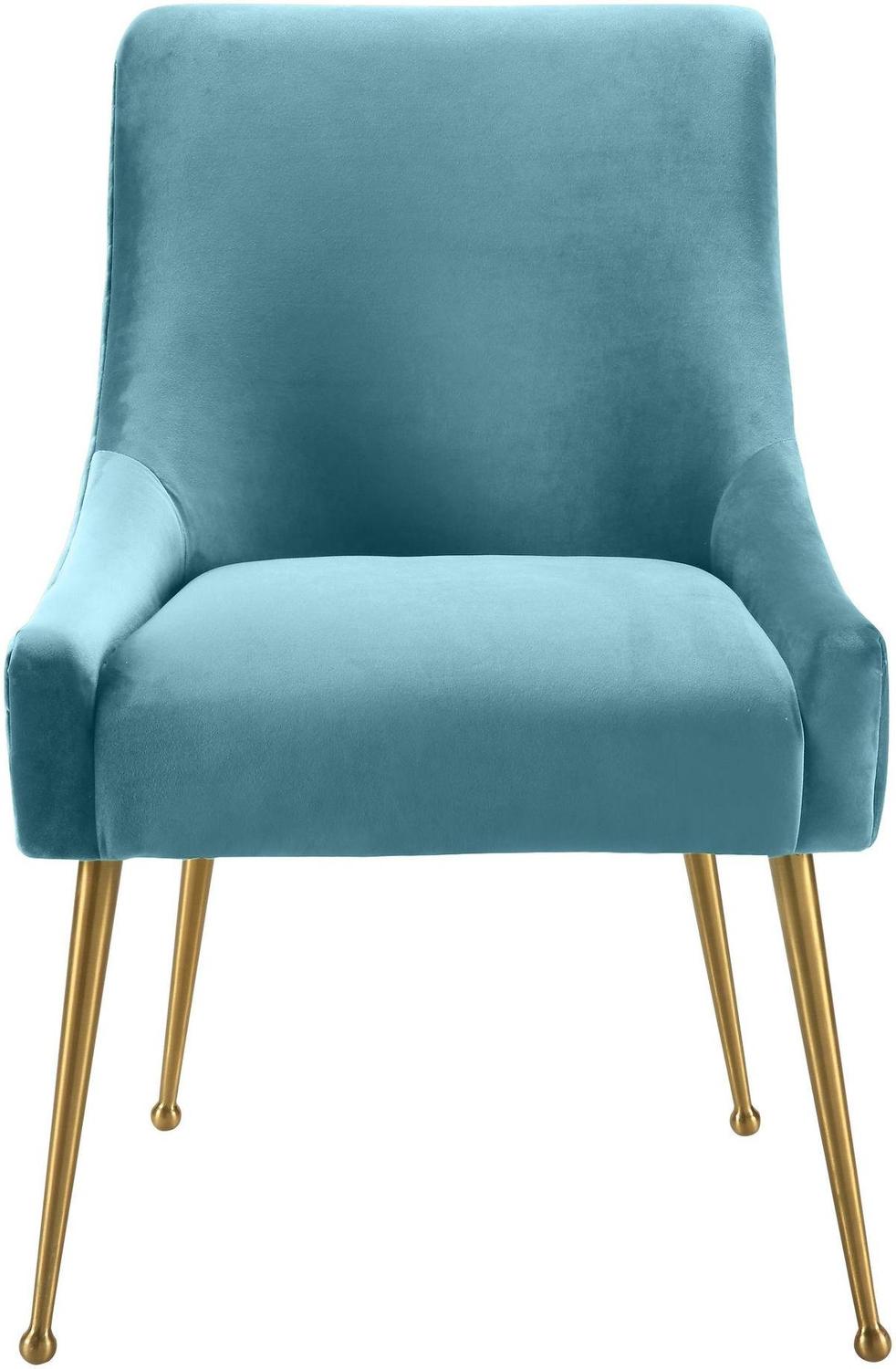 cream and gold accent chair Contemporary Design Furniture Dining Chairs Sea Blue
