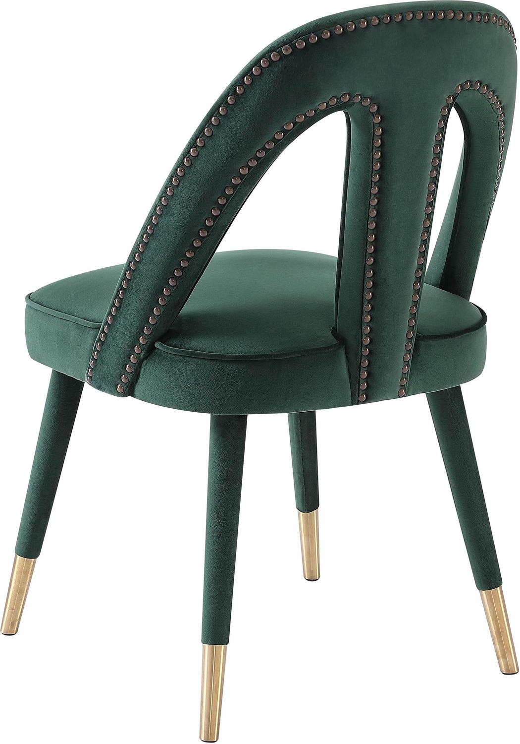 accent chair with ottoman near me Contemporary Design Furniture Dining Chairs Forest Green