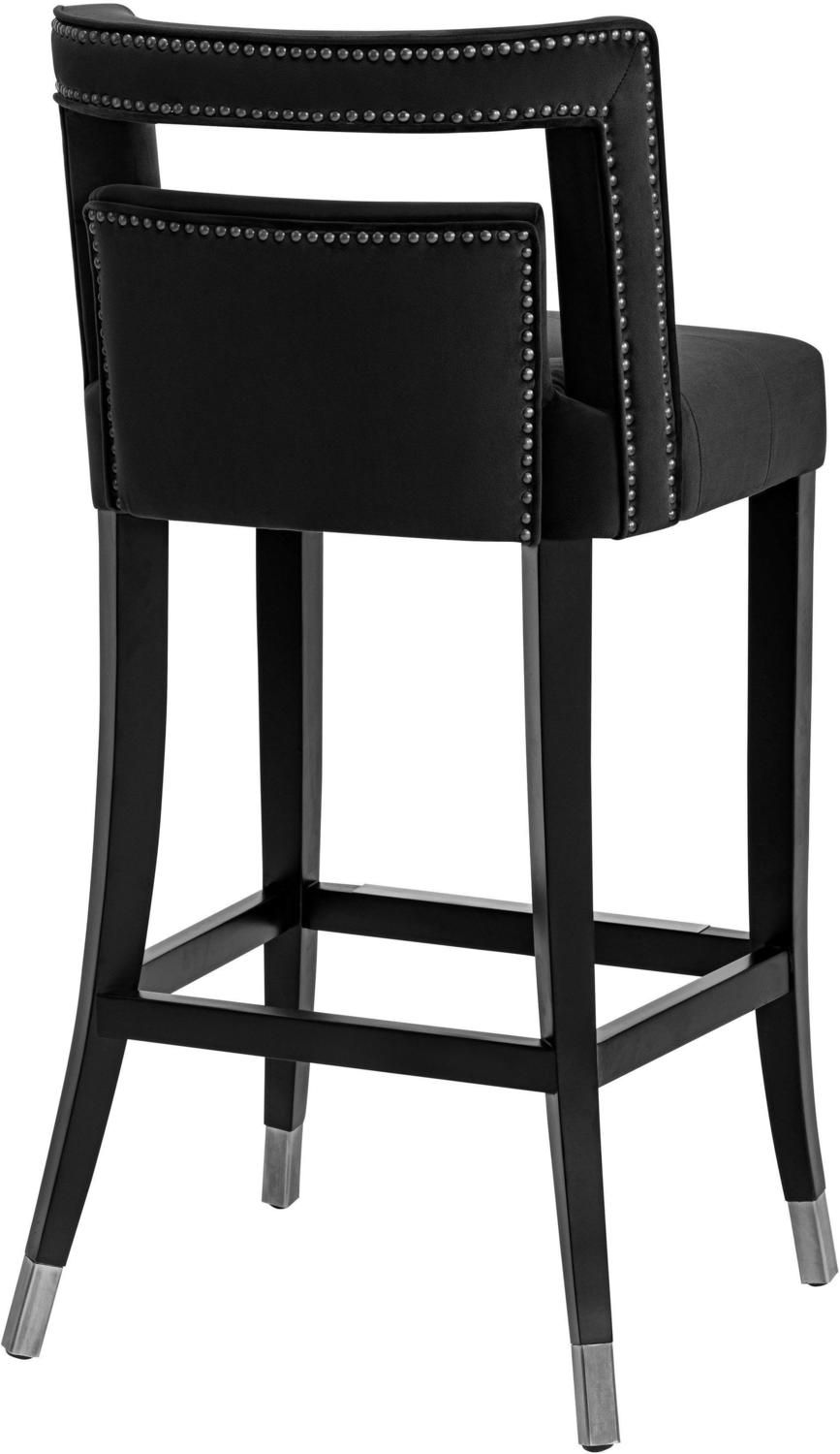 oak barstools with back Contemporary Design Furniture Stools Black