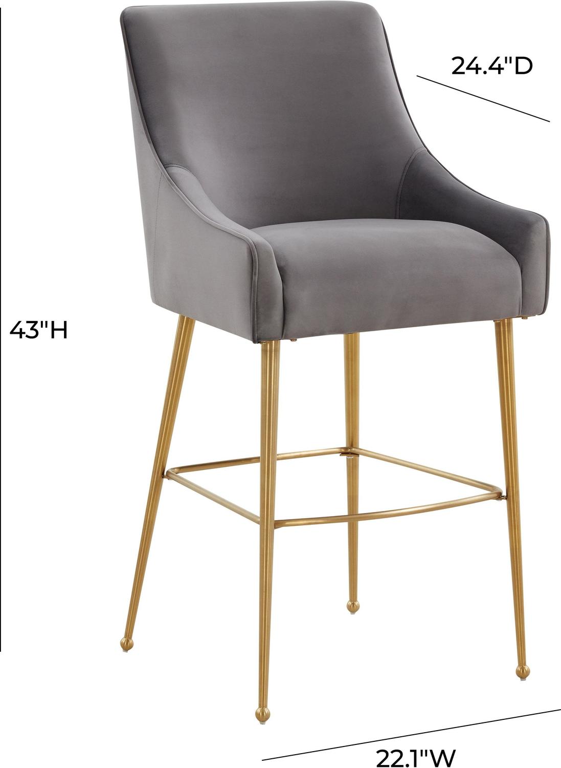 modern grey bar stools Contemporary Design Furniture Stools Dark Grey
