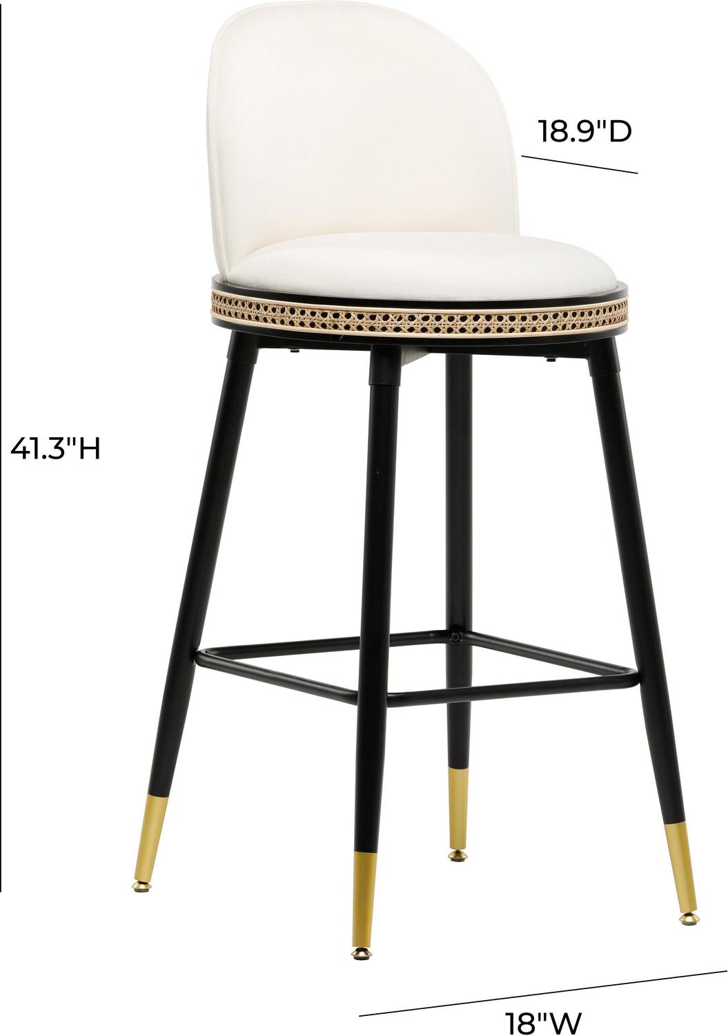 counter high chairs with arms Contemporary Design Furniture Stools Cream
