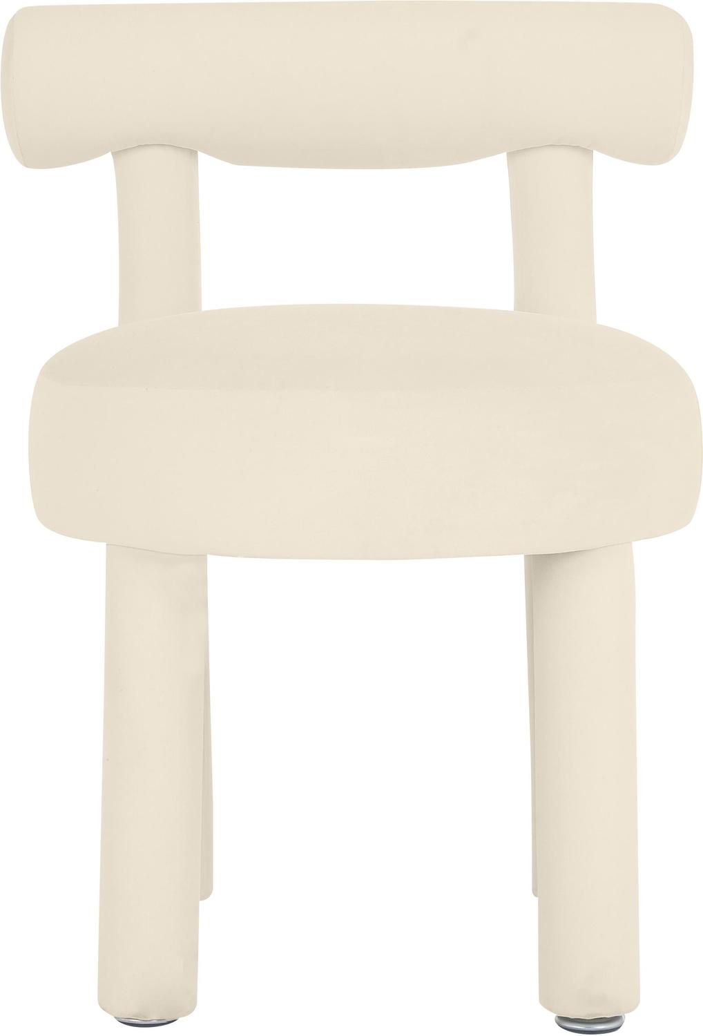 small space dining set Contemporary Design Furniture Dining Chairs Cream