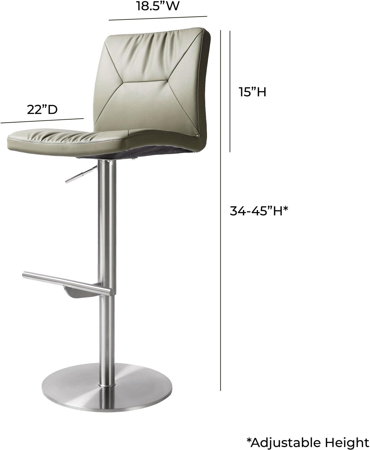 buy lounger Contemporary Design Furniture Stools Light Grey
