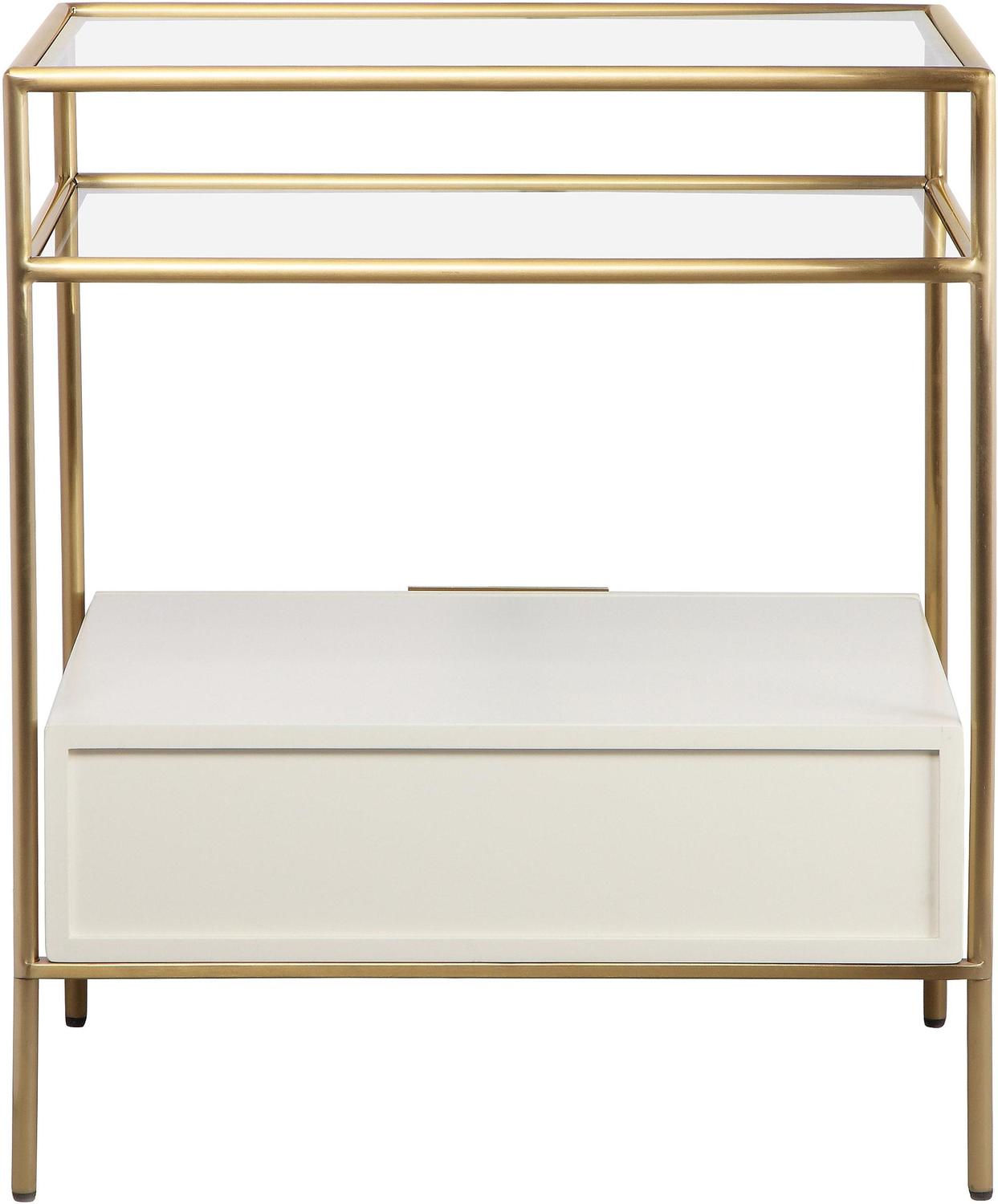 modern wood night stand Contemporary Design Furniture Nightstands Cream,Gold
