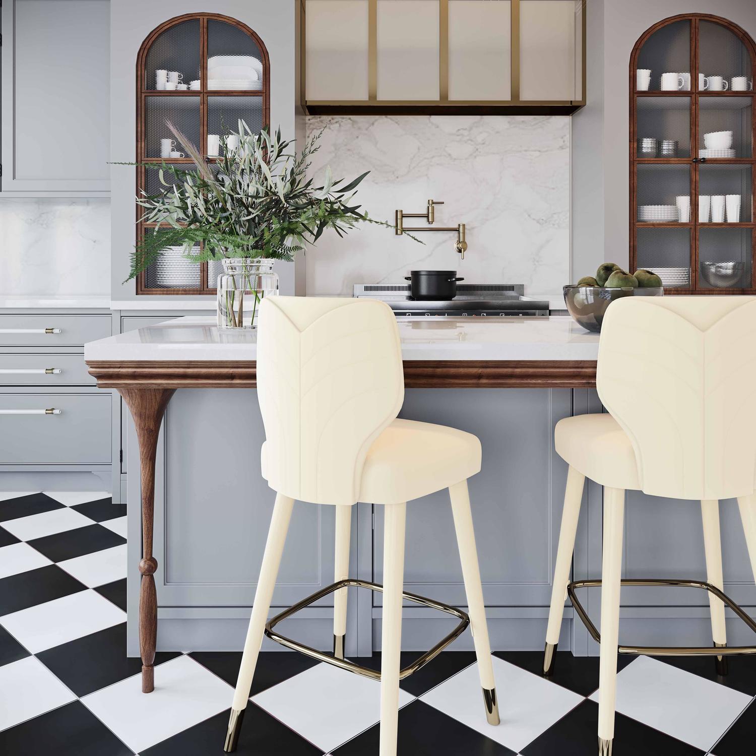 light pink bar stools Contemporary Design Furniture Stools Cream