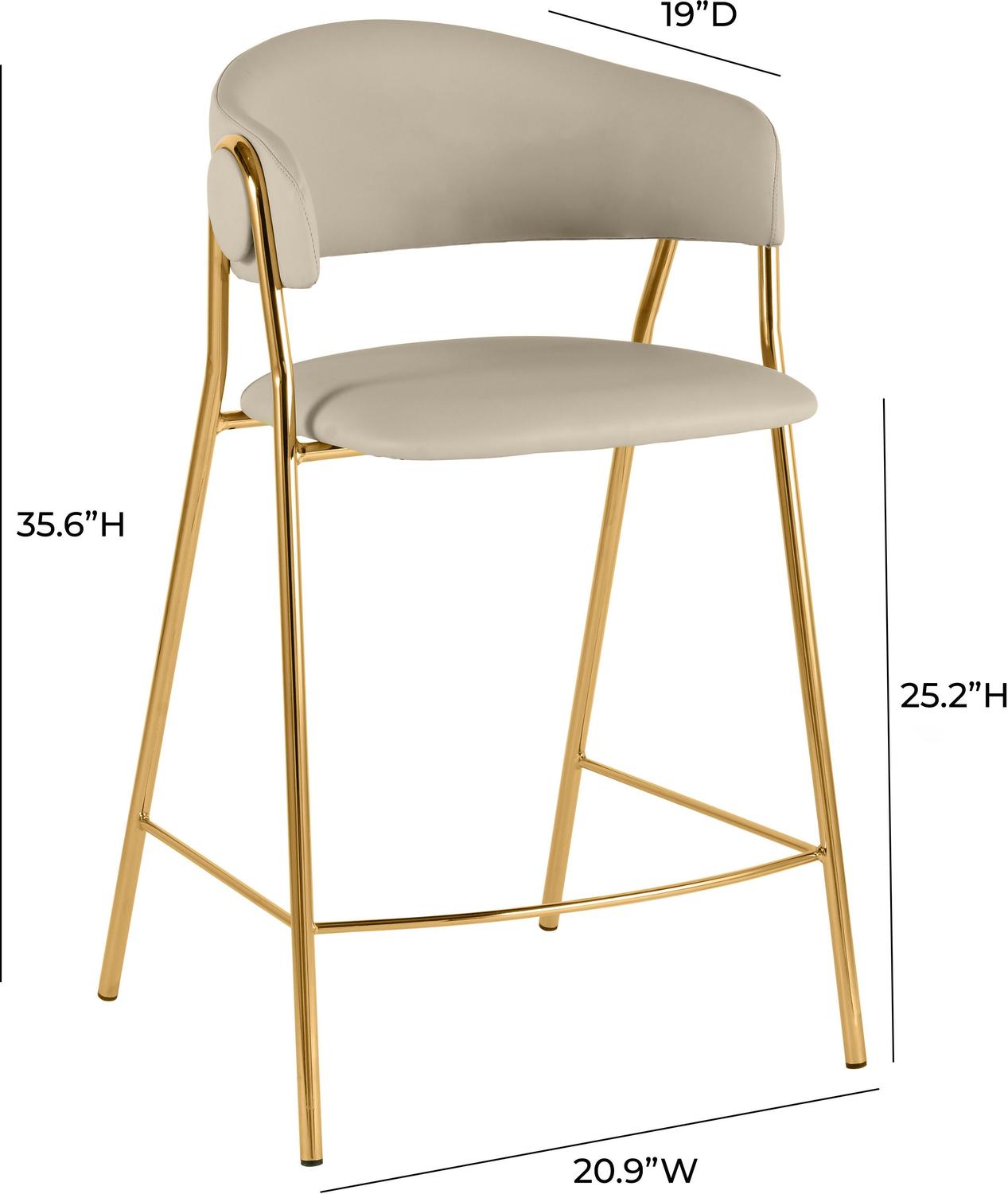 leather top bar stools Contemporary Design Furniture Stools Cream