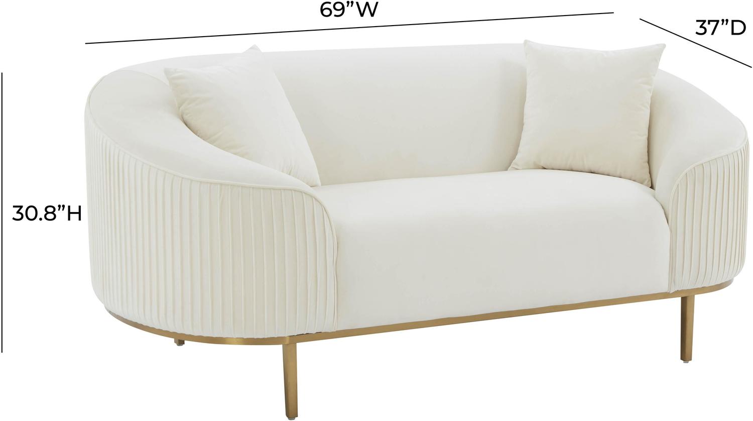 good sectional couches Contemporary Design Furniture Loveseats Cream