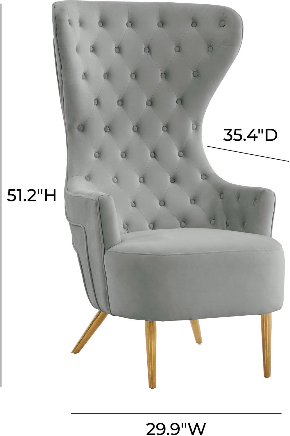 low lounge Contemporary Design Furniture Accent Chairs Grey